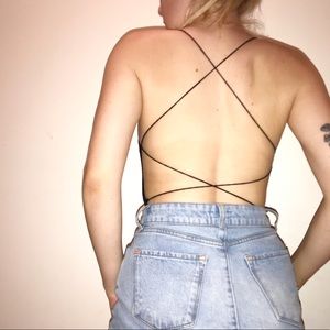 Brandy Melville backless bodysuit